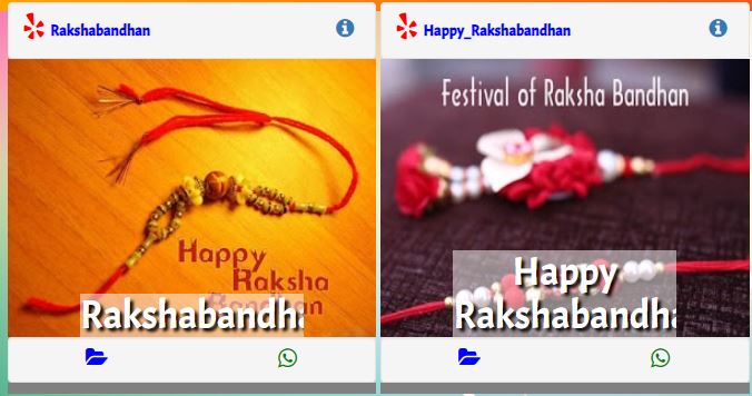 Rakshabandhan Wishing Script